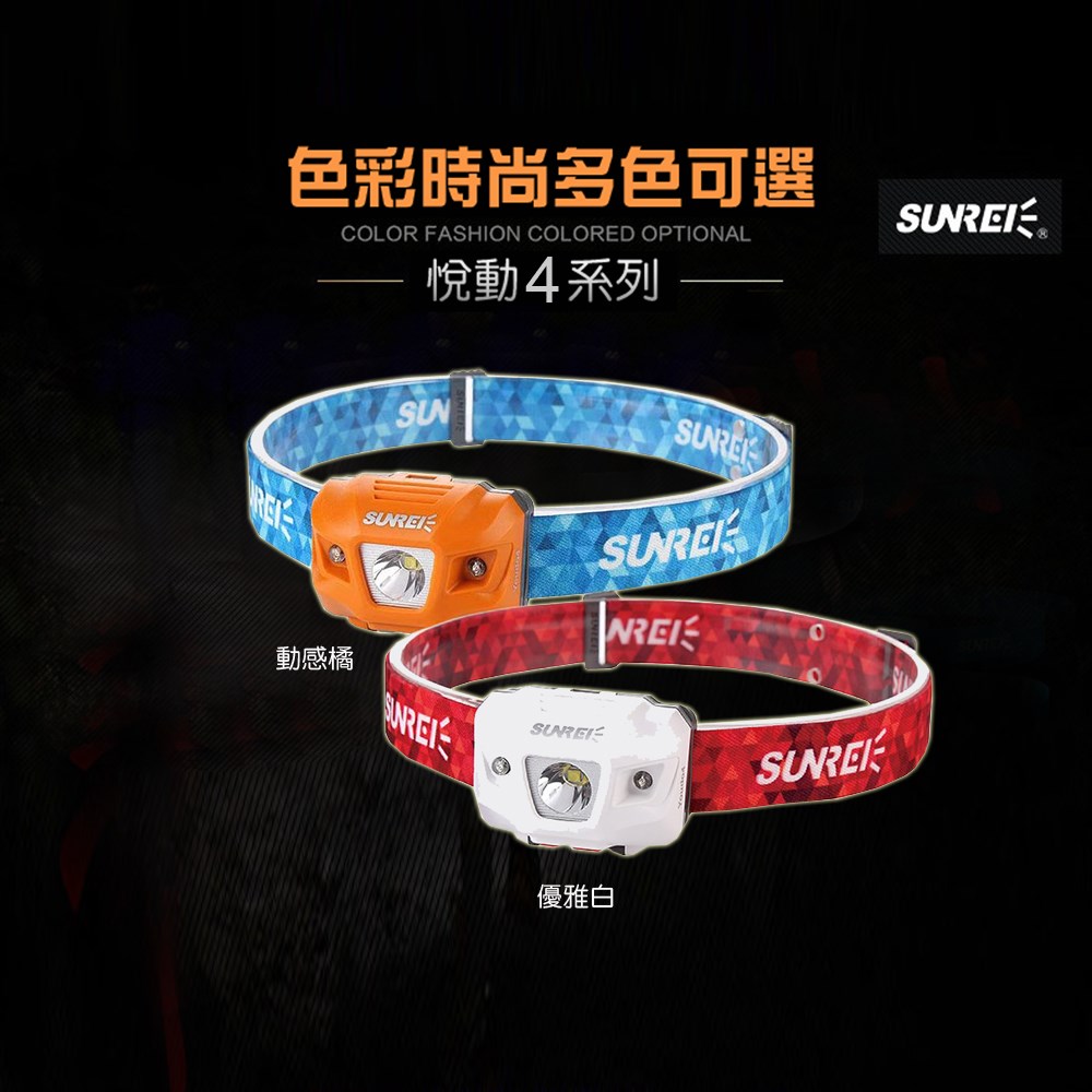 SUNREE Youdo4 335流明強力探照頭燈