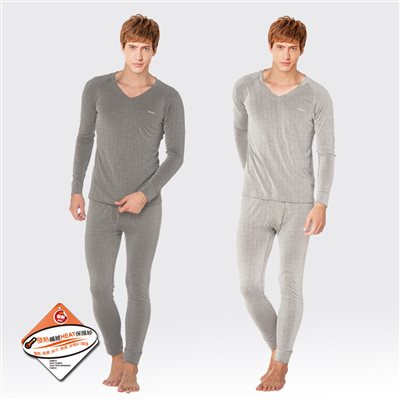 0053 HEAT FABRIC男條紋 發熱保暖褲